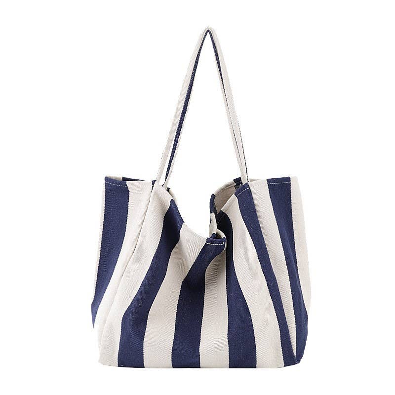 STRIPED TRENDING TOTE BAG
