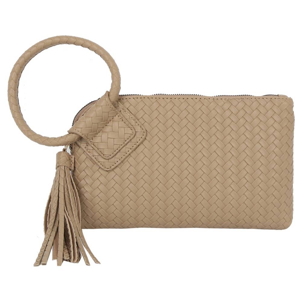 Cuff Handle Clutch Bag