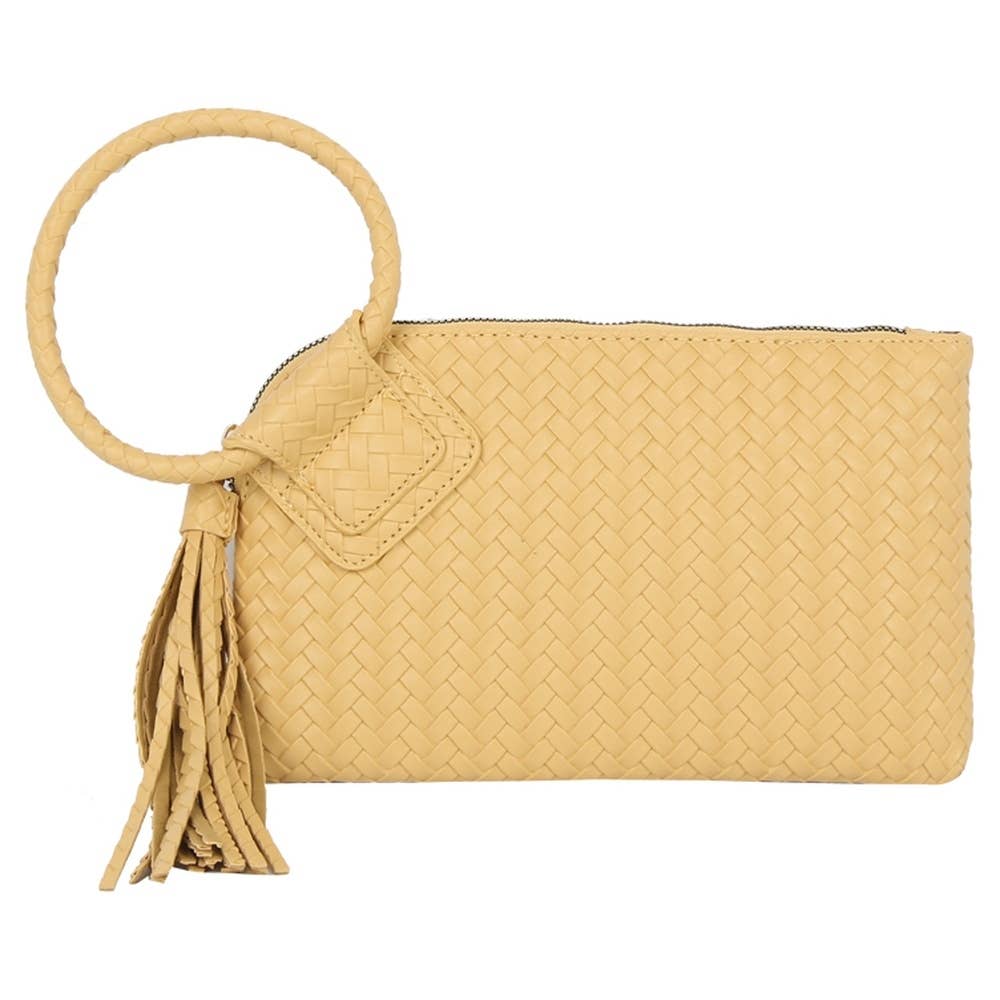 Cuff Handle Clutch Bag
