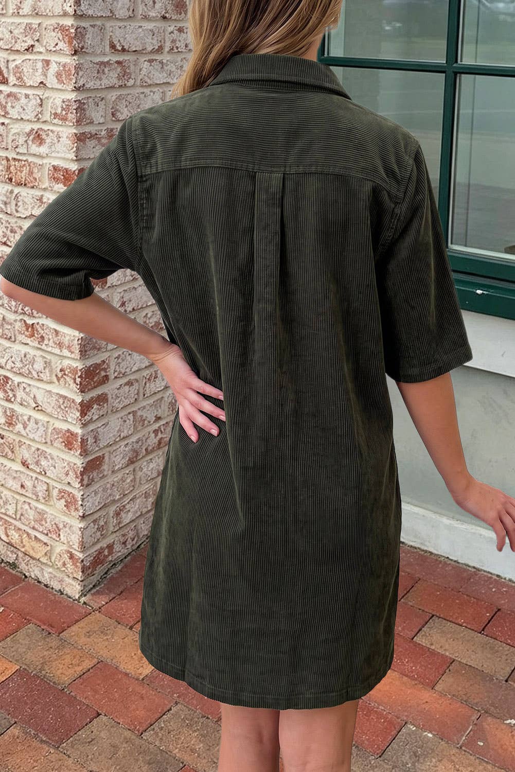 Corduroy Mini Dress