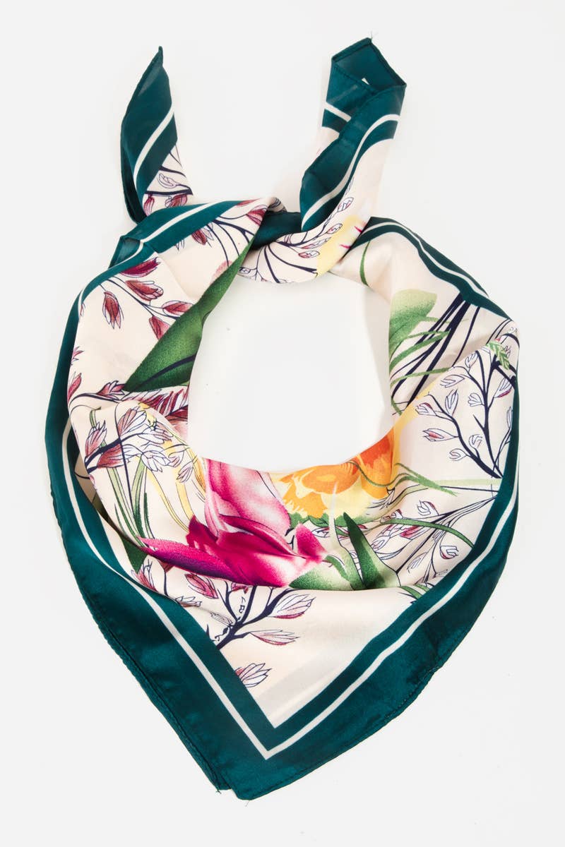 Floral Garden Print Bandana