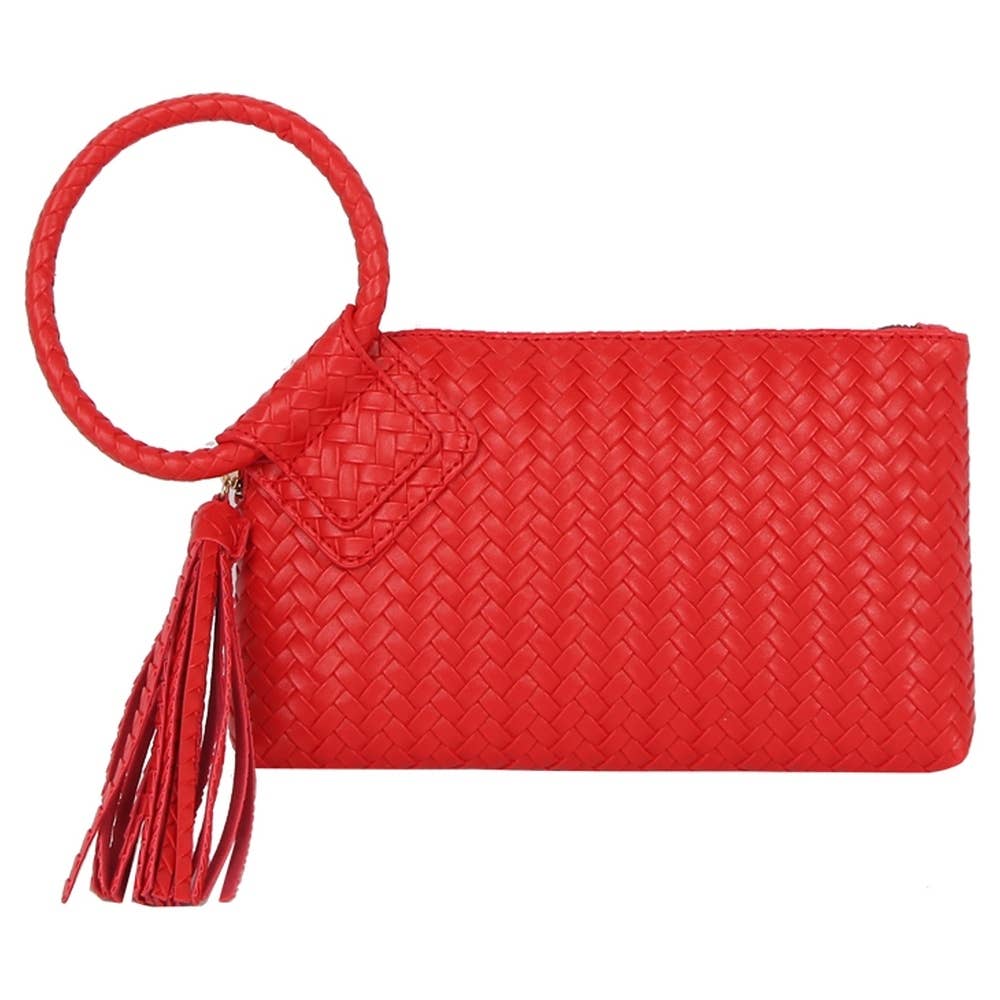 Cuff Handle Clutch Bag