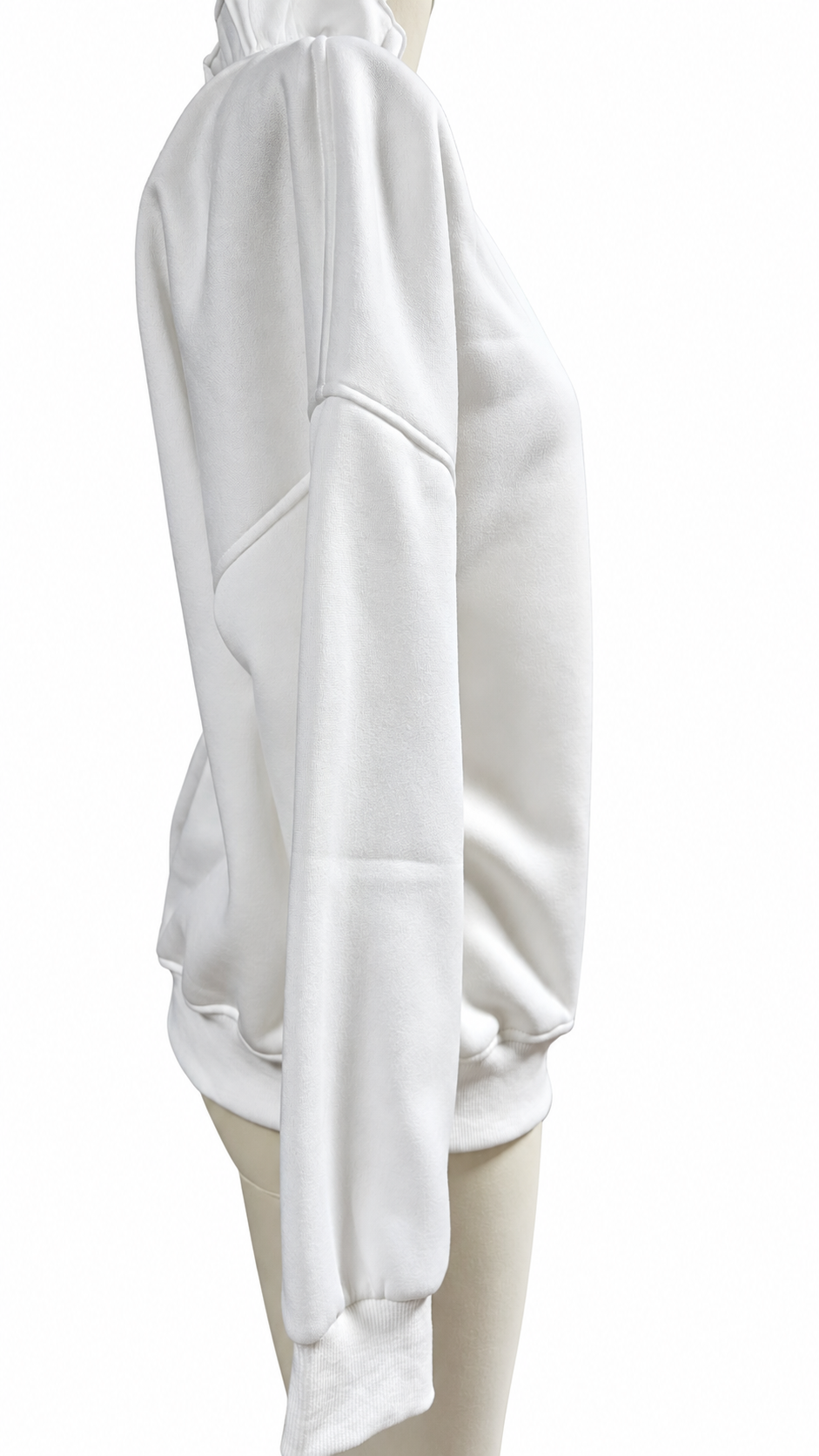Ruffle V-Neck Loose Casual Sweatshirt