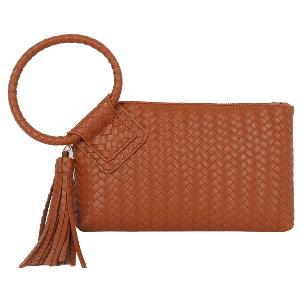 Cuff Handle Clutch Bag