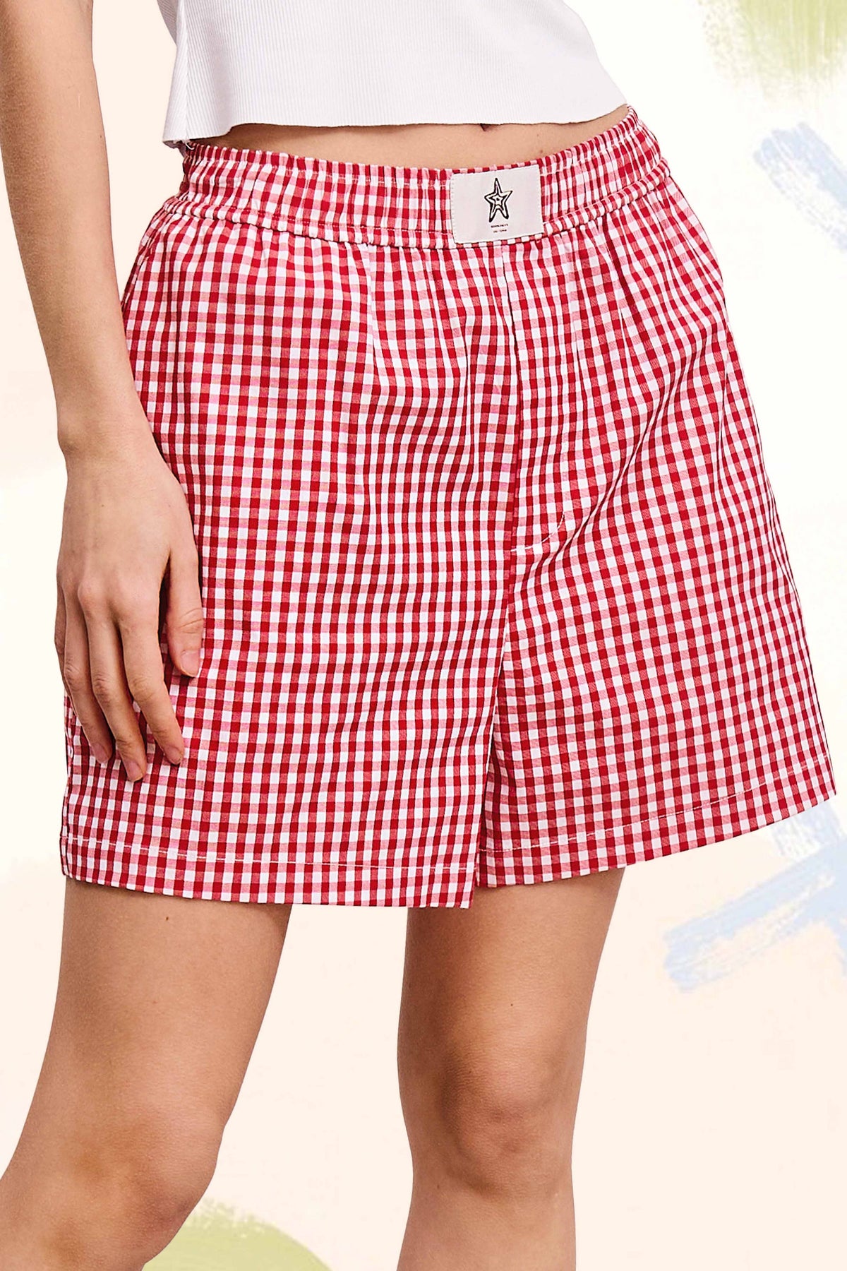 Gingham Check Boxer Shorts