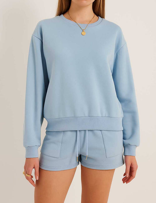 Sweatshirt & Shorts Set