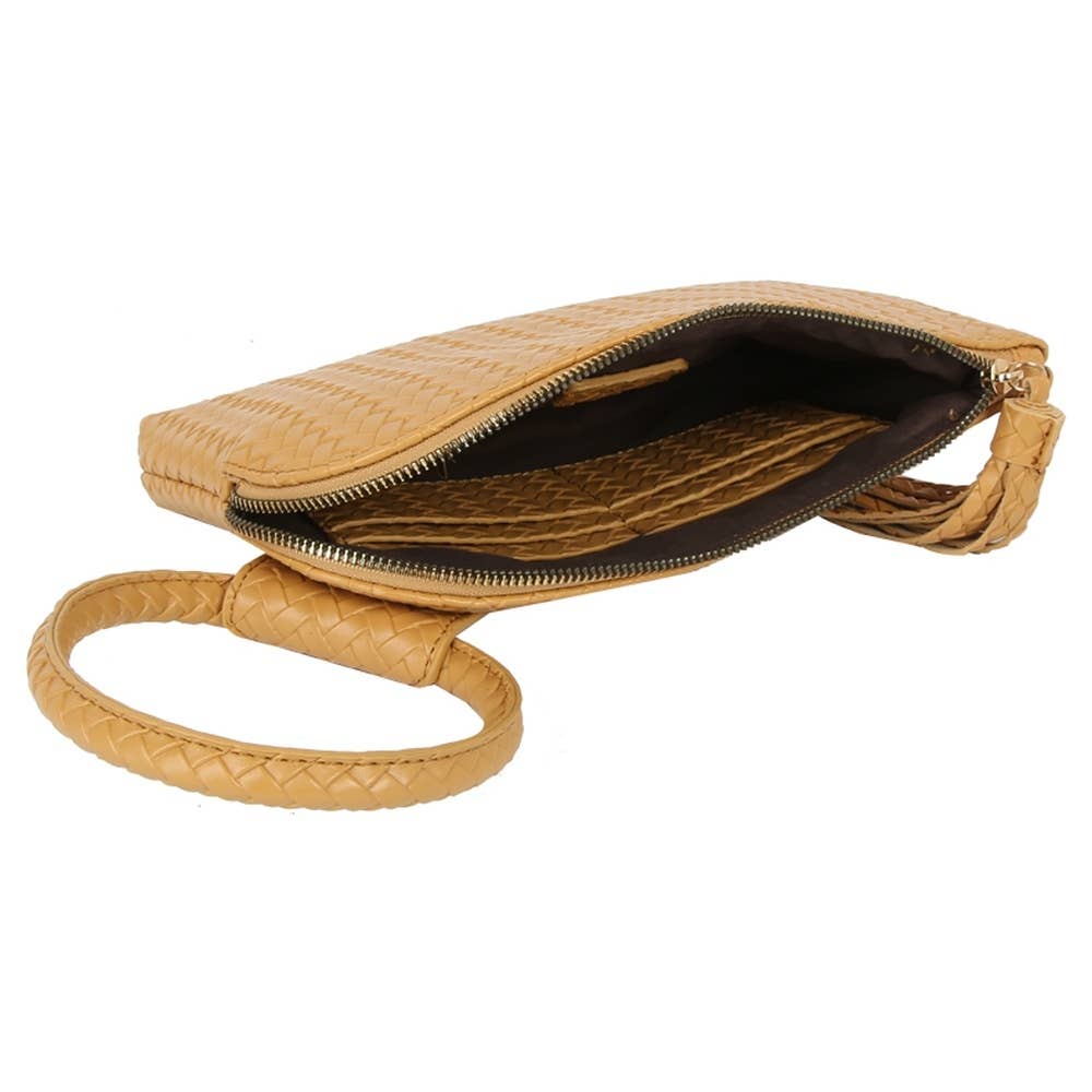 Cuff Handle Clutch Bag