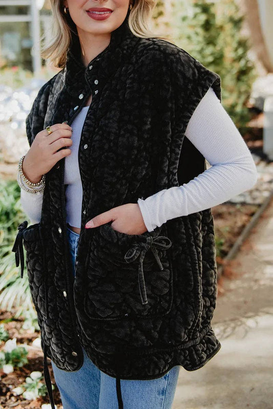 Oversized Garment Washed Vests