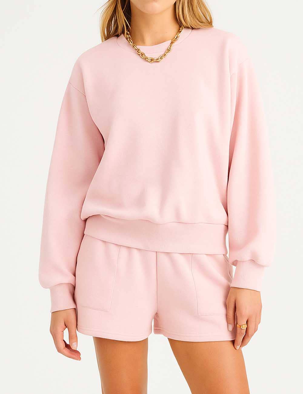 Sweatshirt & Shorts Set