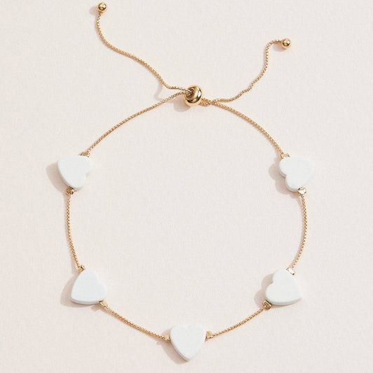 Heart Charm Minimalist Bracelet