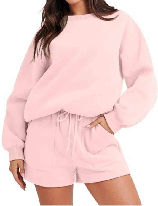 Sweatshirt & Shorts Set
