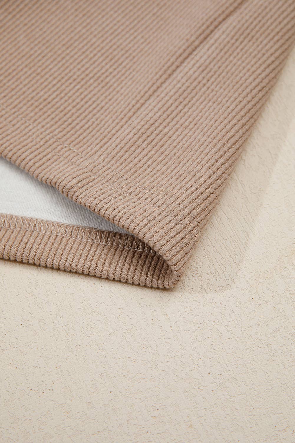 Thermal Textured Drawstring Hoodie