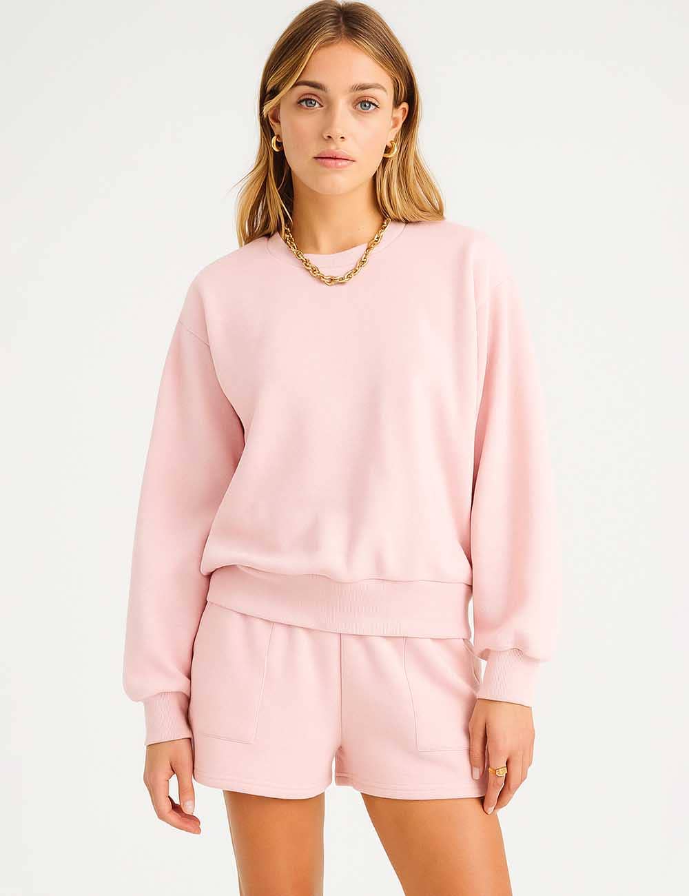 Sweatshirt & Shorts Set