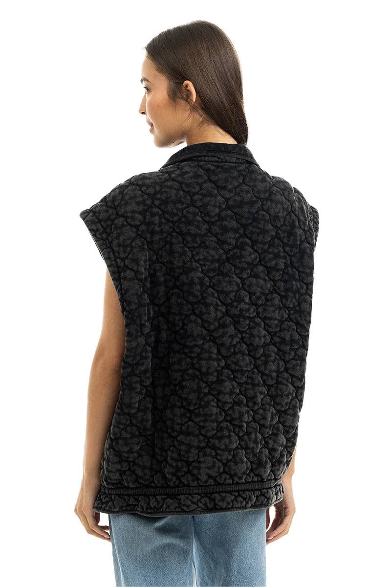 Oversized Garment Washed Vests