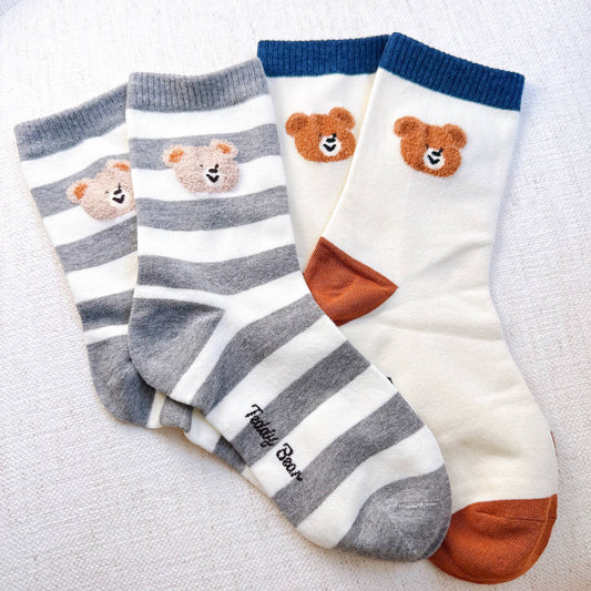 Hehe Bear Socks Set Of 2