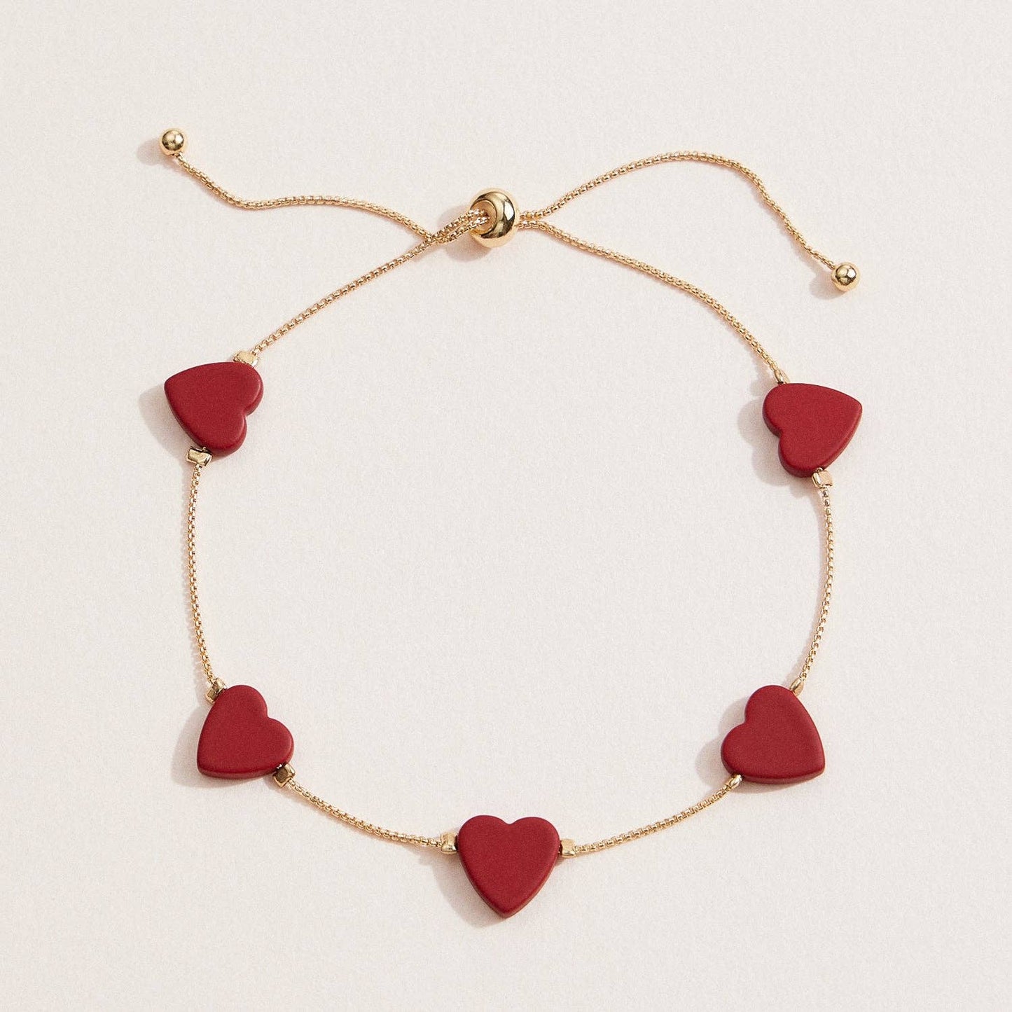 Heart Charm Minimalist Bracelet