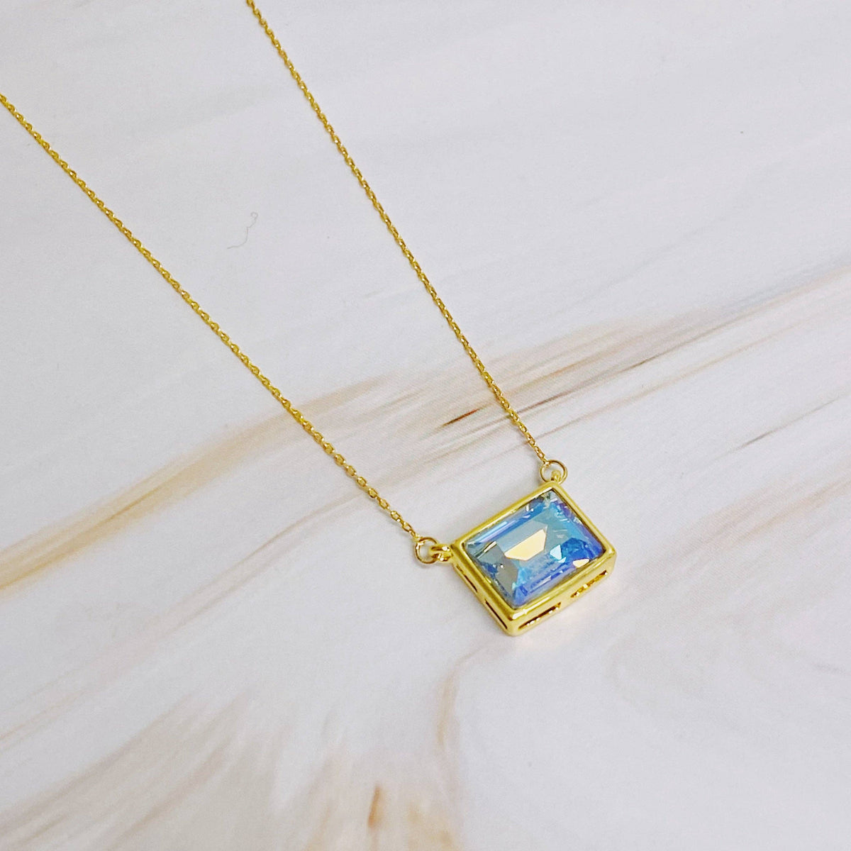 Square Pendant Necklace